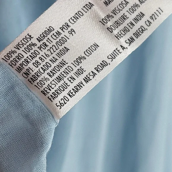 Vix Elma Flounce Hem Maxi Cover- Up Dress
Light Blue - Picture 10 of 12